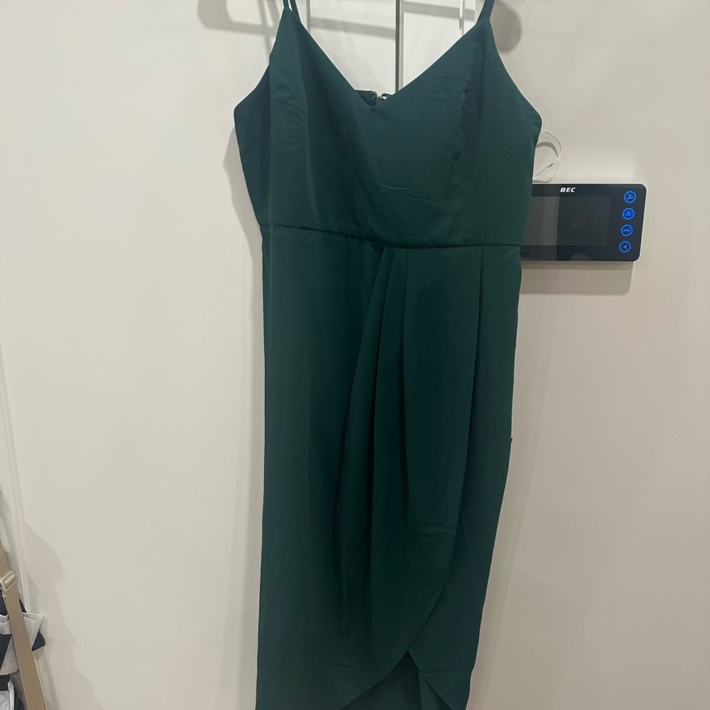 Lulus unworn green midi dress XL